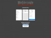 motorcode.net Webseite Vorschau