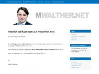 mwalther.net Webseite Vorschau