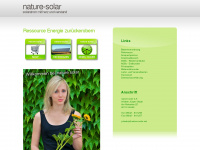 nature-solar.net Webseite Vorschau