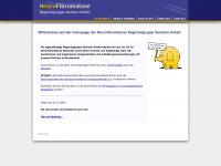 neurofibromatose-sachsen-anhalt.net Webseite Vorschau