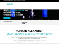 norman-alexander.com Webseite Vorschau