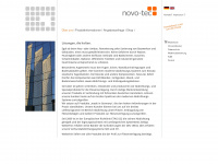 novo-tec.net Webseite Vorschau