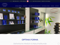 optima-forma.net Webseite Vorschau