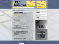pcfullservice.net Webseite Vorschau