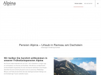 pension-alpina.net Webseite Vorschau