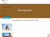 planwagenfahrt.net Webseite Vorschau