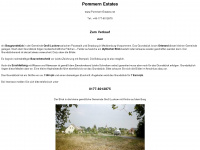 pommern-estates.net Webseite Vorschau