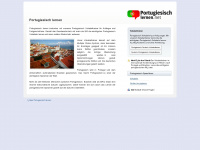 portugiesischlernen.net Webseite Vorschau