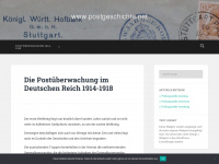 postgeschichte.net Webseite Vorschau