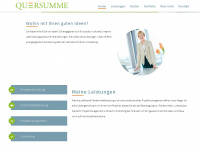 quersumme.net Webseite Vorschau