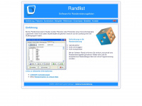randomisation.net Webseite Vorschau