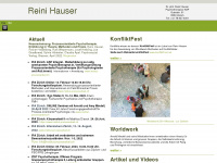 reinihauser.net Webseite Vorschau