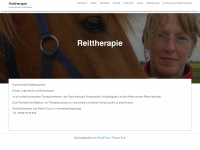 reittherapie.net Webseite Vorschau