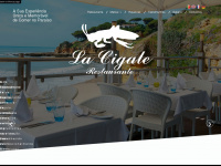 restaurantelacigale.net Webseite Vorschau