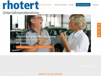 rhotert.net Webseite Vorschau