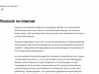 rostock-im-inter.net Webseite Vorschau