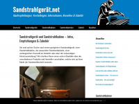 sandstrahlgeraet.net Webseite Vorschau