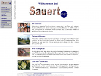 sauert.net Webseite Vorschau