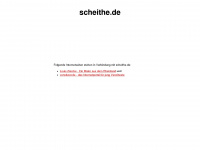 scheithe.net Webseite Vorschau