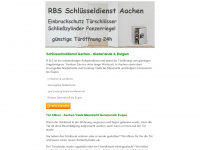 schluesselnotdienst-aachen.net Webseite Vorschau