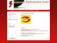schneider-elektrotechnik.net Webseite Vorschau