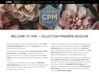 cpm-moscow.com Webseite Vorschau