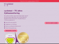 cyclotest.de Webseite Vorschau