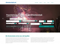 silvesterurlaub.net Webseite Vorschau