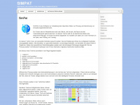 simpat.net Webseite Vorschau