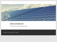 solar-concept.net Webseite Vorschau