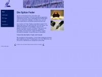 spitze-feder.net Webseite Vorschau