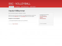 ssc-volleyball.net Webseite Vorschau