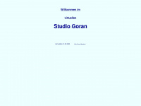 studio-goran.net Webseite Vorschau