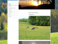 sunset-ranch.net Webseite Vorschau