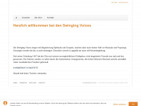 swinging-voices.net Webseite Vorschau