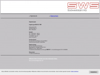 sws-ag.net Webseite Vorschau