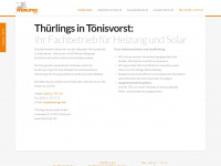 thuerlings.com Webseite Vorschau