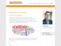 tim-schoenemann.net Webseite Vorschau