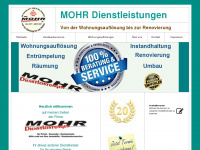 wohnungsauflösung-würzburg.de.com Webseite Vorschau