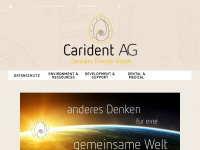 carident.ch Webseite Vorschau