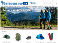 outdoorshop123.com Webseite Vorschau