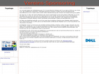 vereins-sponsoring.net Webseite Vorschau