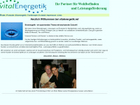 vitalenergetik.net Webseite Vorschau