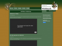 waldmark.net Webseite Vorschau