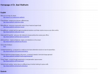 walthelm.net Webseite Vorschau