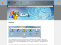 winsweep.net Webseite Vorschau