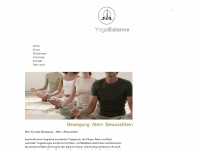 yoga-balance.net Webseite Vorschau