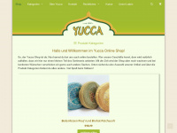 yucca-shop.de Webseite Vorschau