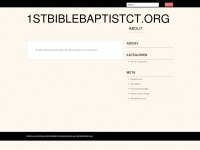 1stbiblebaptistct.wordpress.com Webseite Vorschau