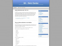 68neindanke.wordpress.com Webseite Vorschau